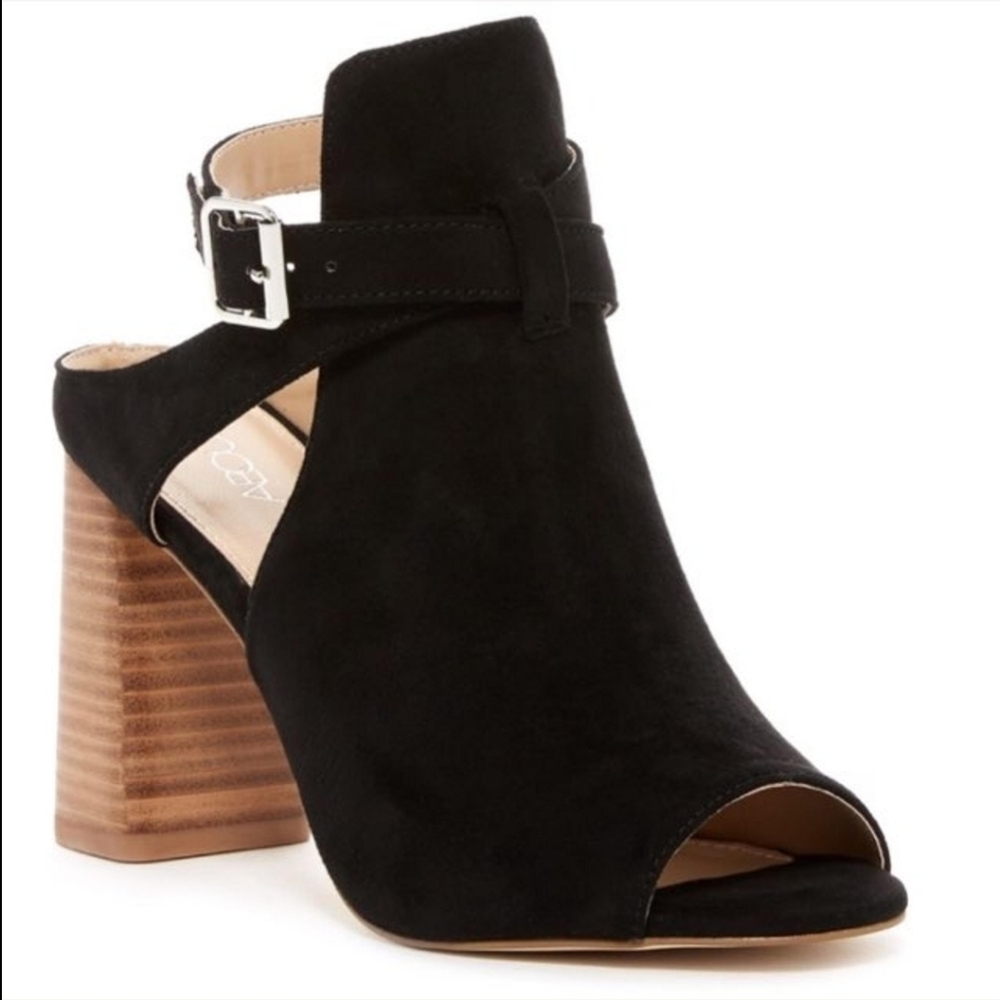 Abound Suede Peep-Toe Block Heel Sandals